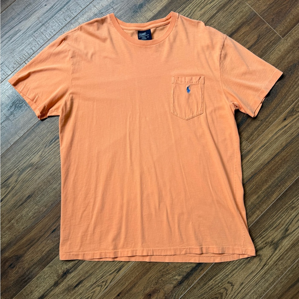 Medium Light Orange Polo T Shirt